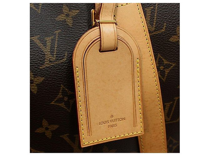 Louis Vuitton Borsa da Viaggio Monogram Bandoulière Keepall Borsa a Spalla Marrone - vista 13