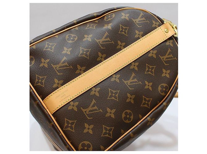 Louis Vuitton Borsa da Viaggio Monogram Bandoulière Keepall Borsa a Spalla Marrone - vista 8