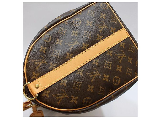 Louis Vuitton Borsa da Viaggio Monogram Bandoulière Keepall Borsa a Spalla Marrone - vista 9