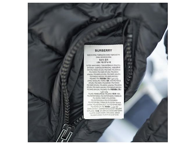 Burberry STAITHES Gefütterte Damenjacke Schwarz Nylon - Ansicht 15