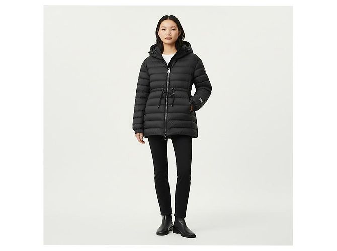 Burberry STAITHES Gefütterte Damenjacke Schwarz Nylon - Ansicht 8