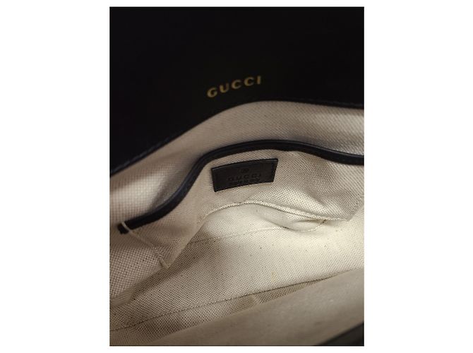 Horsebit 1955 Gucci Piccola borsa a tracolla morbida in pelle di vitello nera con mors Nero - vista 5