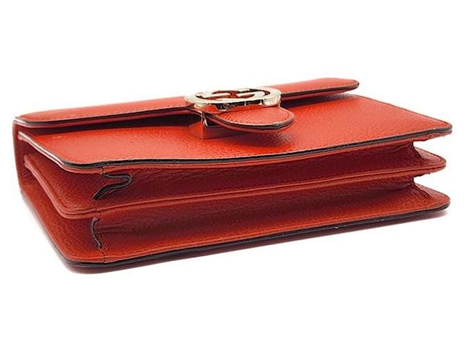 Gucci Borsa a tracolla Interlocking GG Rosso - vista 7