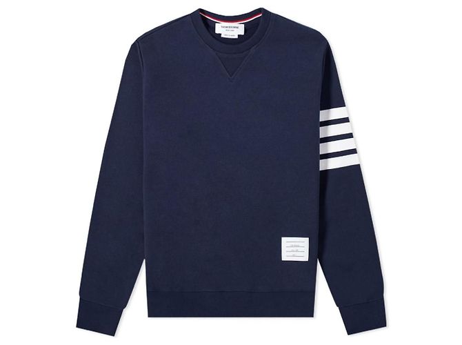 Thom Browne Engineered Stripe Crew Sweat Blue - view 10