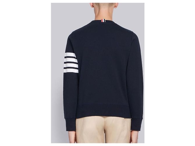 Thom Browne Engineered Stripe Crew Sweat Blue - view 15