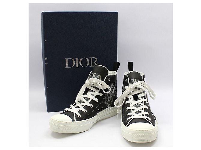 Dior Zapatillas de caña alta Oblique Blanco - vista 2