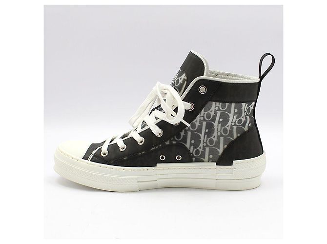Dior Zapatillas de caña alta Oblique Blanco - vista 3