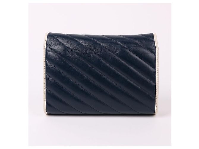 Gucci Borsa a tracolla WOC Matelassé Bi-Color Blu - vista 5