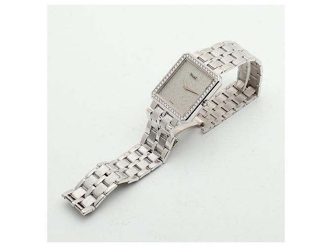 Piaget Vintage Protocol White Gold Large Men's Watch with Simple Diamond Quartz - view 15
