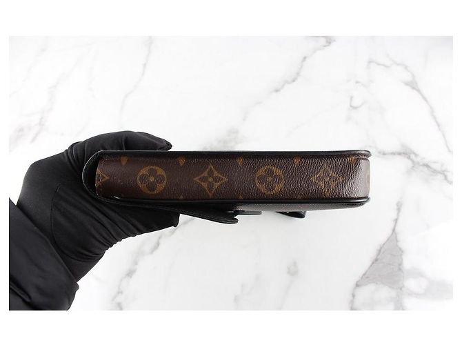 Louis Vuitton Clutch Monogram Pouch Marrone - vista 7