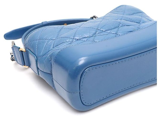 Chanel Borsa a tracolla Gabrielle Hobo Small con catena e crossbody Blu - vista 5