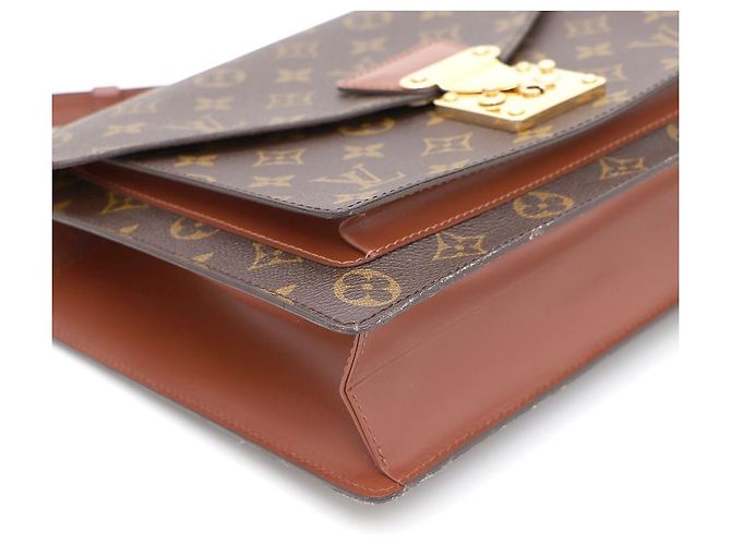 Louis Vuitton Borsa Tote e Borsa a Spalla Montsouris in Canvas Monogram Multicolore - vista 7