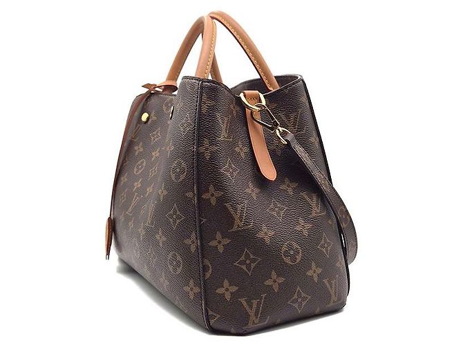 Louis Vuitton Monogram Montaigne MM Braun - Ansicht 2