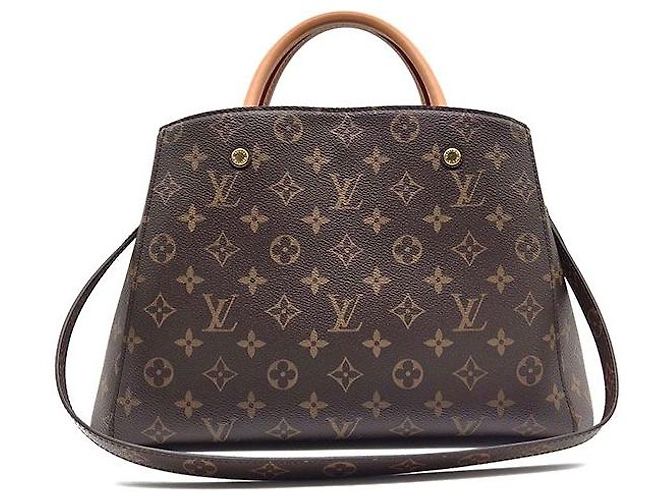 Louis Vuitton Monogram Montaigne MM Braun - Ansicht 3