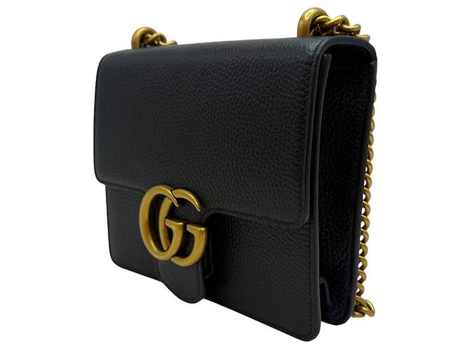 Gucci Borsa a Spalla Matelassé Flap Chain Black Nero - vista 3