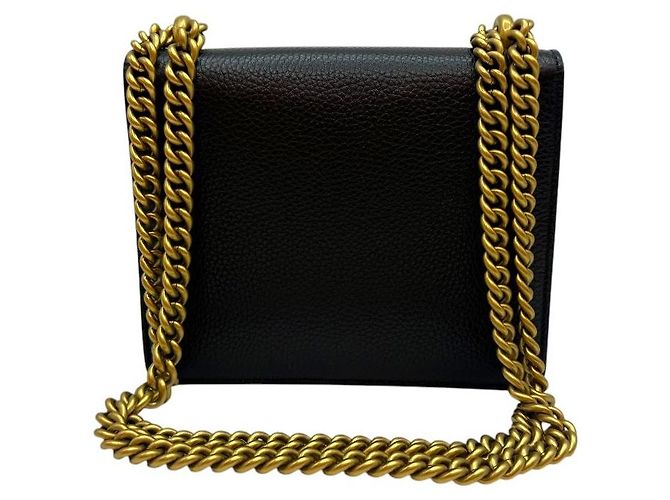 Gucci Borsa a Spalla Matelassé Flap Chain Black Nero - vista 4