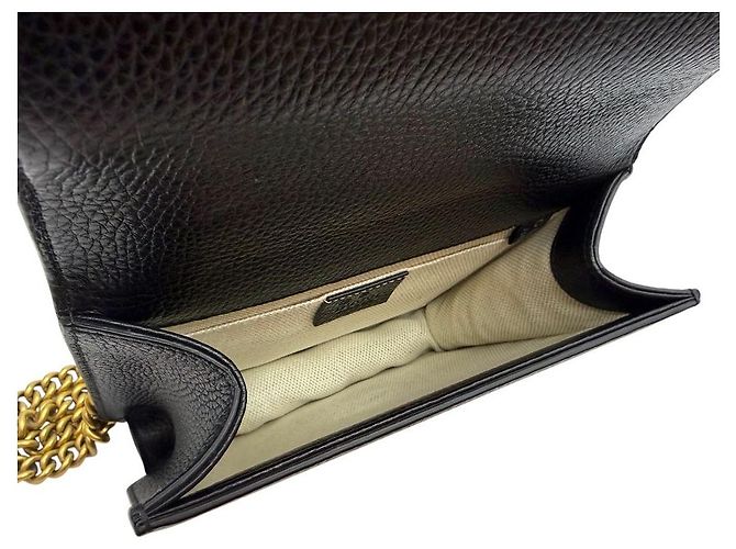 Gucci Borsa a Spalla Matelassé Flap Chain Black Nero - vista 7