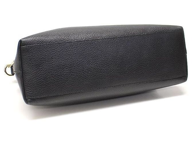 Bamboo Gucci Nappina in bambù e pelle nera placcata oro Nero - vista 5