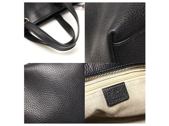Bamboo Gucci Nappina in bambù e pelle nera placcata oro Nero - vista 7