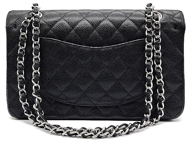 Chanel Caviar Classic Medium Nero - vista 3