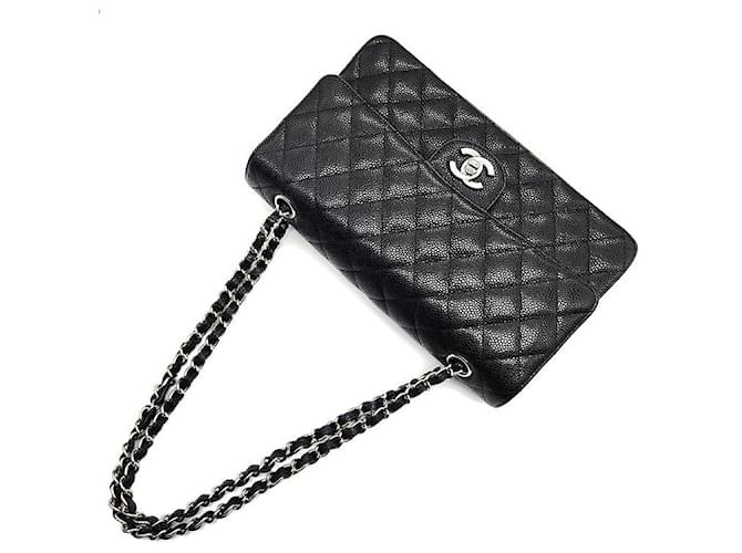 Chanel Caviar Classic Medium Nero - vista 4