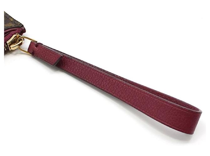 Louis Vuitton Pochette Palas Monogram con correa Castaño - vista 8