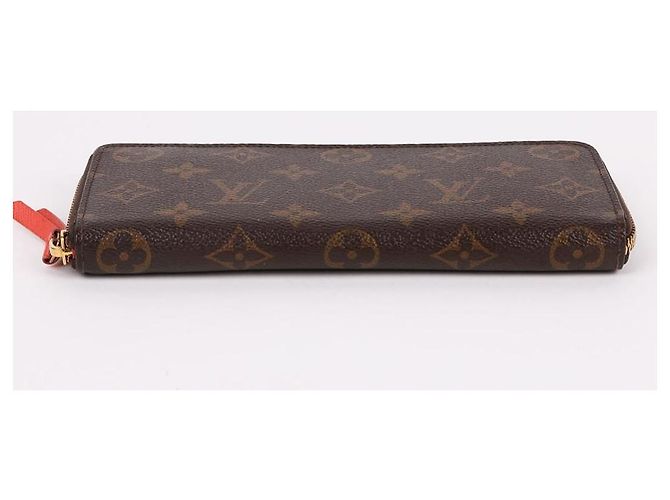 Louis Vuitton Cartera Larga para Mujer Monogram Clemence Zipper Negro - vista 6