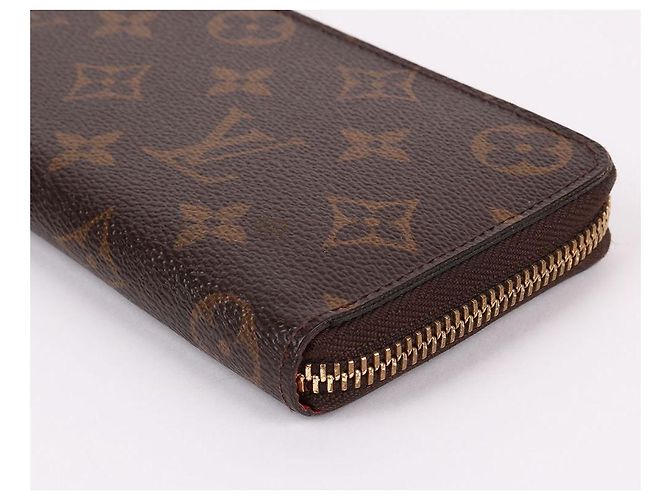 Louis Vuitton Cartera Larga para Mujer Monogram Clemence Zipper Negro - vista 7