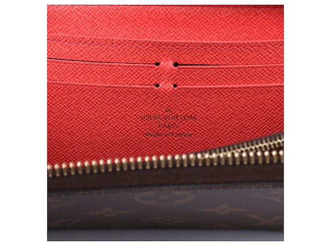 Louis Vuitton Cartera Larga para Mujer Monogram Clemence Zipper Negro - vista 9