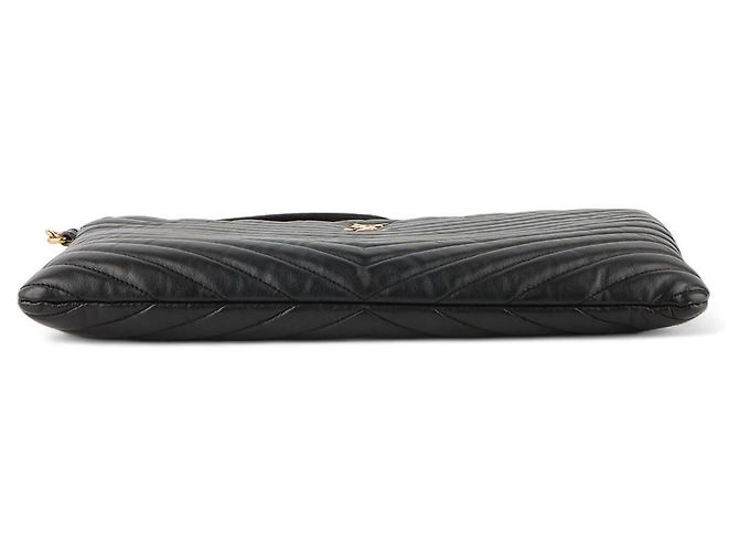Saint Laurent Clutch Matelassé New Nero - vista 6