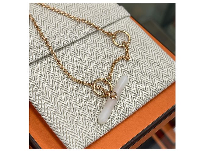 Hermès Collar Myong Black Rose Gold Negro - vista 6