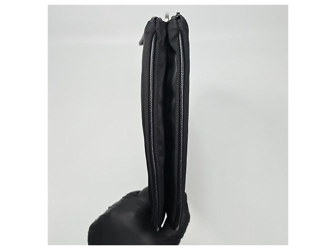 Prada Borsa a tracolla Re Nylon con taschino Nero - vista 5