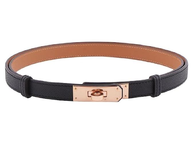 Hermès Cinturón Kelly Negro - vista 5
