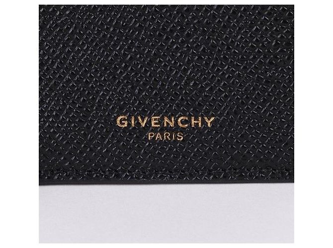 Givenchy Schwarzer Leder-Kartenhalter mit Reißverschluss - Ansicht 5