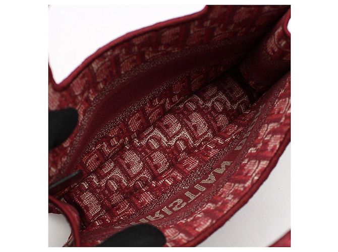 Dior Mini borsa tote Oblique Book Tote Rosso - vista 10