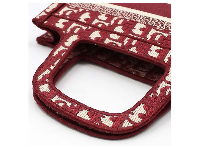 Dior Mini borsa tote Oblique Book Tote Rosso - vista 7