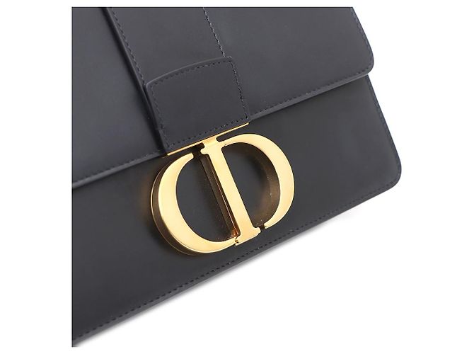 Dior Bolsa de ombro e transversal com aba em couro de bezerro Montaine Preto - vista 5
