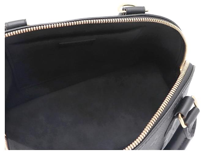 Louis Vuitton Borsa Tote e a tracolla Alma BB in Monogram Empreinte Nero - vista 10