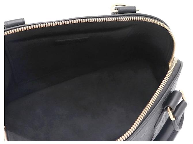 Louis Vuitton Borsa Tote e a tracolla Alma BB in Monogram Empreinte Nero - vista 4