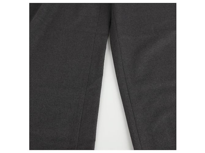 Hermès Graue Wollmischung Hose Größe Braun - Ansicht 5