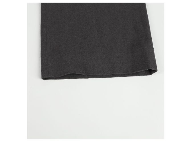 Hermès Graue Wollmischung Hose Größe Braun - Ansicht 6