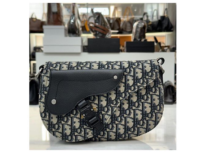 Dior Alça de bolsa messenger Saddle Multicor - vista 3