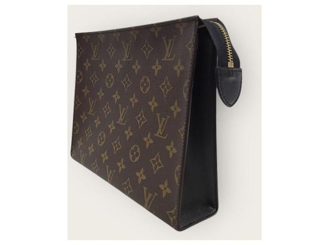 Louis Vuitton Beauty case in tela Monogram Marrone - vista 2