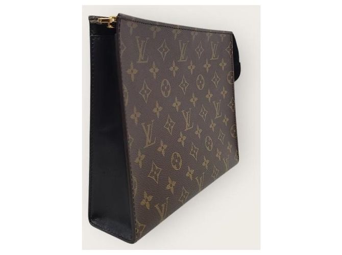 Louis Vuitton Beauty case in tela Monogram Marrone - vista 3