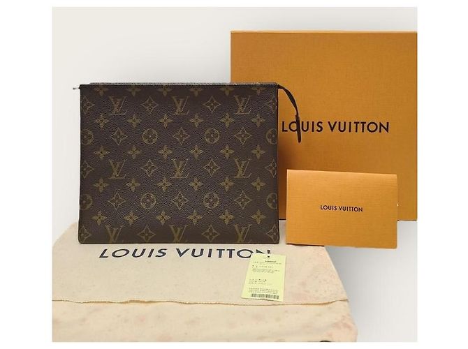 Louis Vuitton Beauty case in tela Monogram Marrone - vista 7