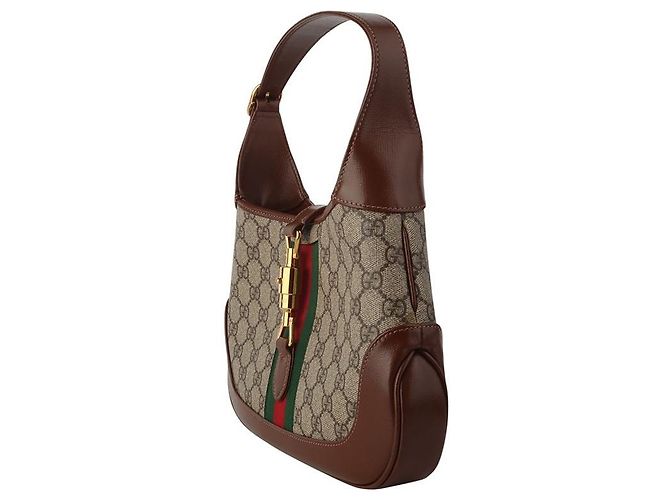 Gucci Piccola borsa a tracolla Jackie in tela GG Supreme Multicolore - vista 2