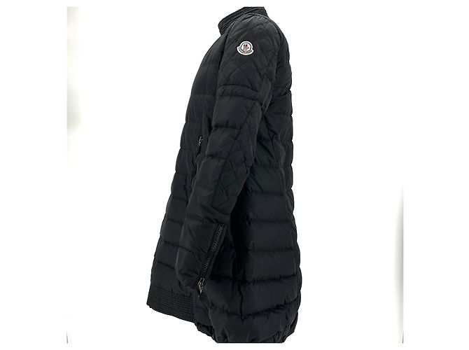 Moncler Damen Lang Daunenjacke Schwarz - Ansicht 4