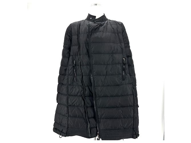 Moncler Damen Lang Daunenjacke Schwarz - Ansicht 5