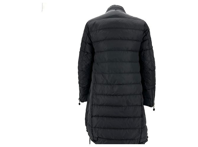 Moncler Damen Lang Daunenjacke Schwarz - Ansicht 6