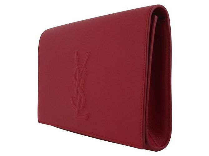 Saint Laurent Bolso de mano Monogram Belle Du Jour Roja - vista 2